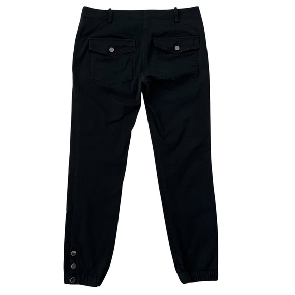Bundle of 2 Veronica Beard Field Cargo Cropped Twill Pants Black and Green SZ 6‎ - Picture 6 of 16